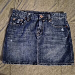 Denim Mini Skirt